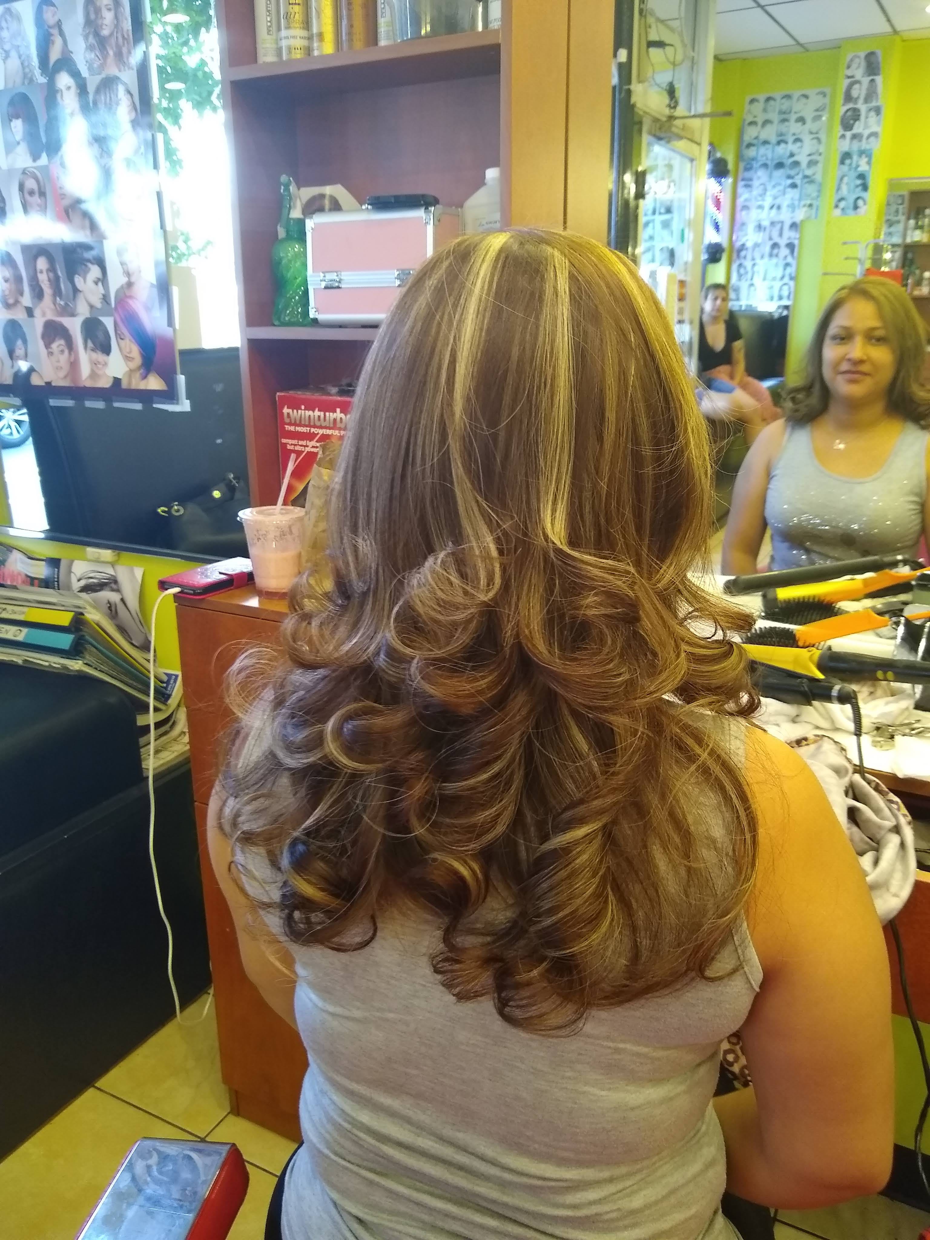 Partial highlights and blowout