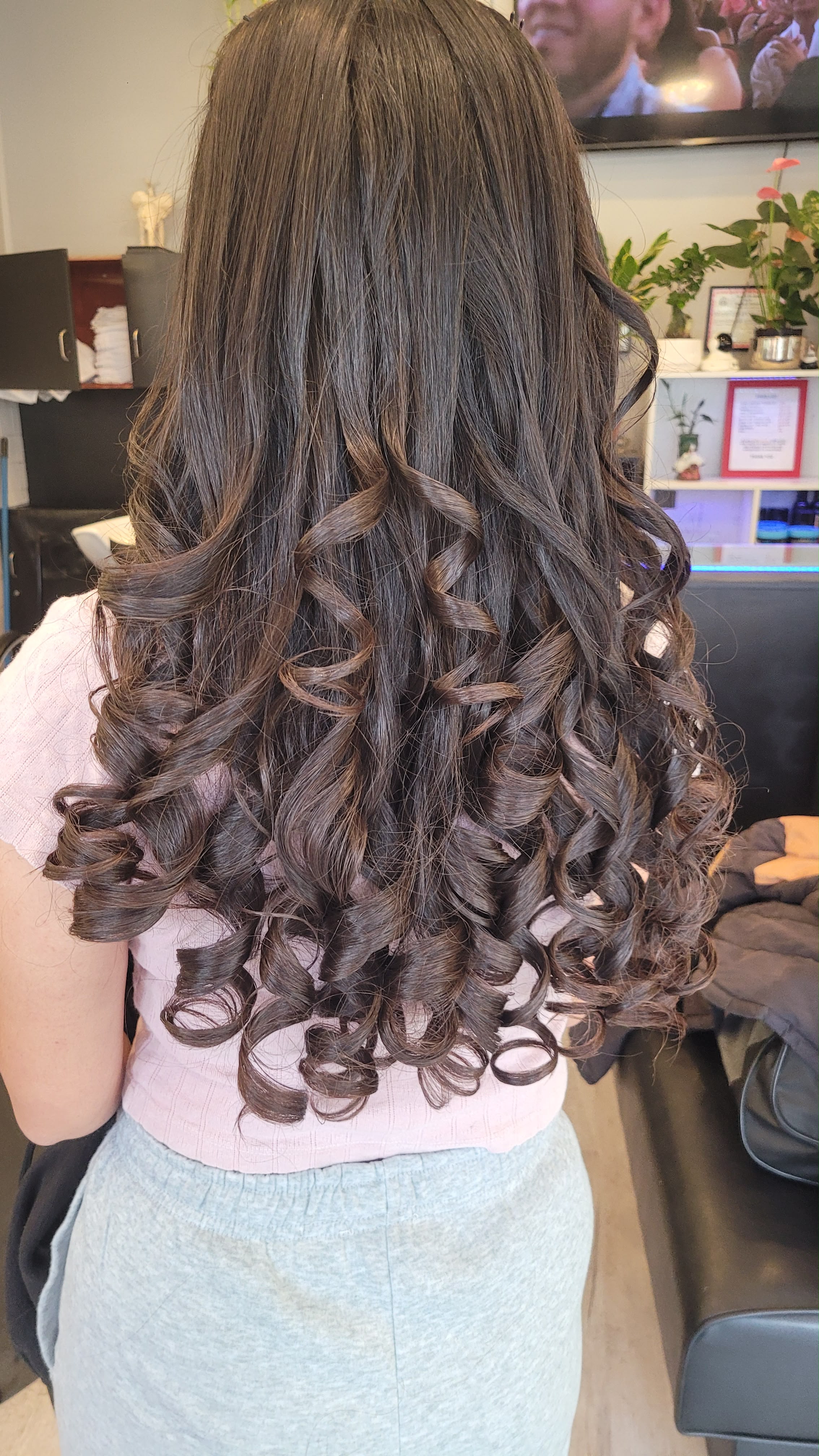 Thermal curl styling